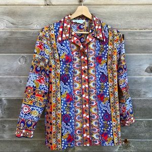 Vintage button up, 70s feel
